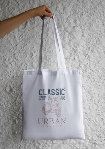Italian Vespa Tote Bag