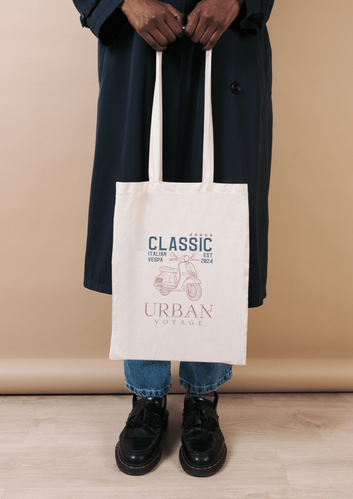 Italian Vespa Tote Bag