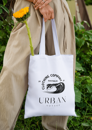 Urban Voyage Coloured Black Tote Bag