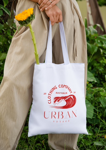Urban Voyage Coloured Red Tote Bag