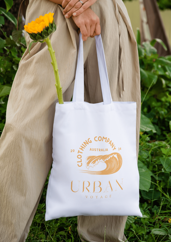 Urban Voyage Coloured Gold Tote Bag