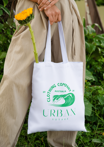 Urban Voyage Coloured Green Tote Bag