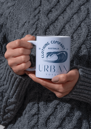 Urban Voyage Coloured Dark Blue Mug