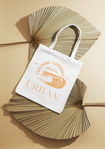 Urban Voyage Coloured Gold Tote Bag