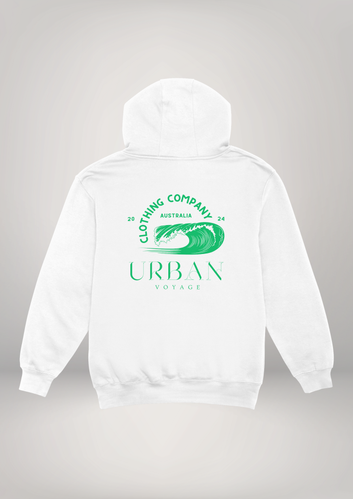 Urban Voyage Coloured Green Hoodie