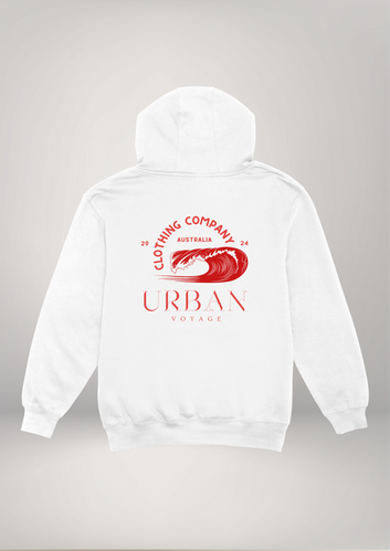 Urban Voyage Coloured Red Hoodie