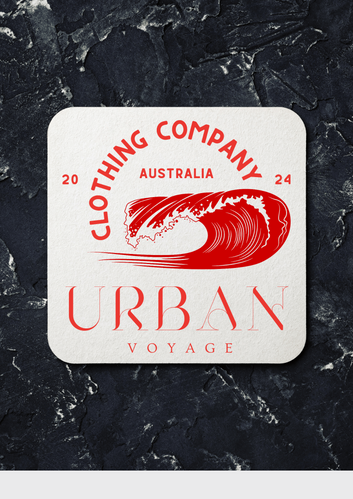 Urban Voyage Coloured Red Coasters