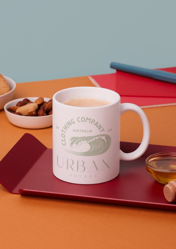 Urban Voyage Coloured Sage Mug