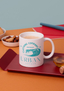 Urban Voyage Coloured Light Blue Mug