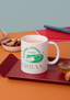 Urban Voyage Coloured Green Mug